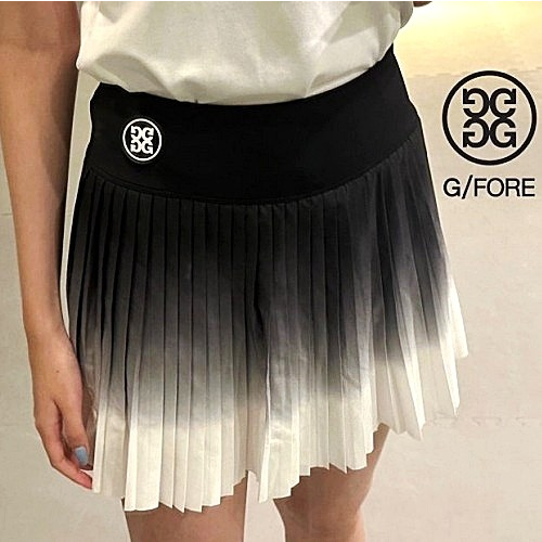 G/FORE 그라데이션 플리츠 투인원 스커트