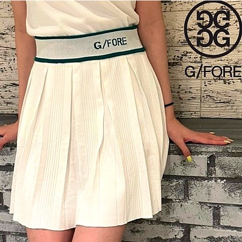 G/FORE 그린포인트 플리츠 니트스커트