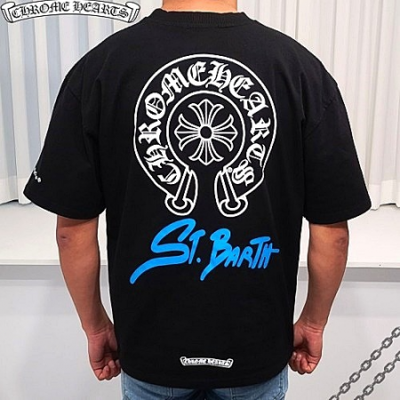 Chrome Heats 바쓰 말굽 오버핏 반팔티