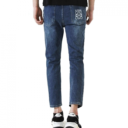 로*베 뒷 로고 디스 데님진