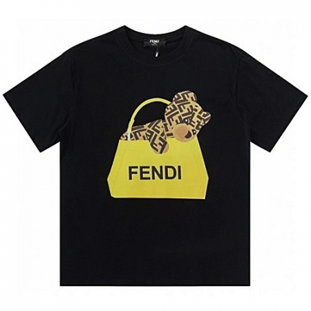 팬* bag bear 그래픽 티셔츠 (남녀공용)