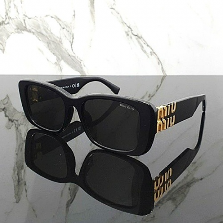 미우*우 MIUMU 메탈로고 선글라스