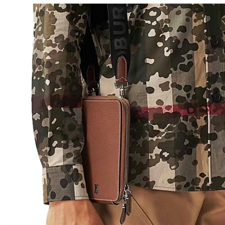 버버리 BURBERRY 디태처블 빈티지 스트랩 크로스백 - 브라운