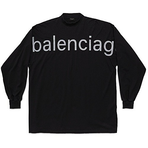 발렌시*가 BALENCIAGA 웹사이트로고 롱슬리브