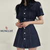 몽클*어 MONCLER 데님 슬림미니 드레스