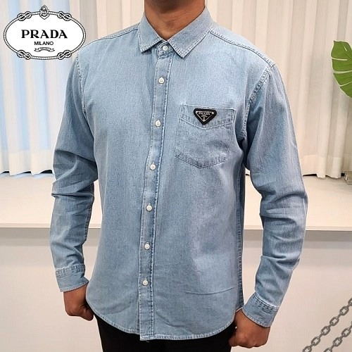 PRADA 데일리 데님 셔츠