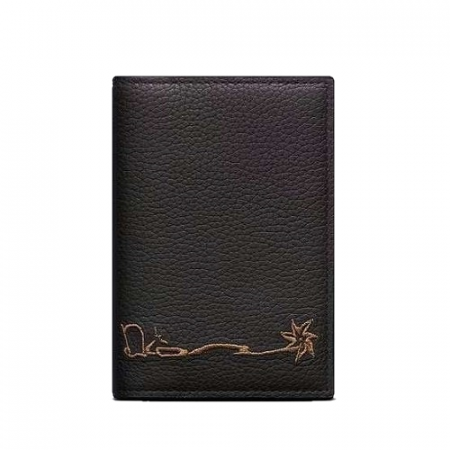 DIOR 엠브로이더리 카드 지갑