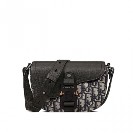 DIOR SADDLE 스트랩 파우치 - 오블리크