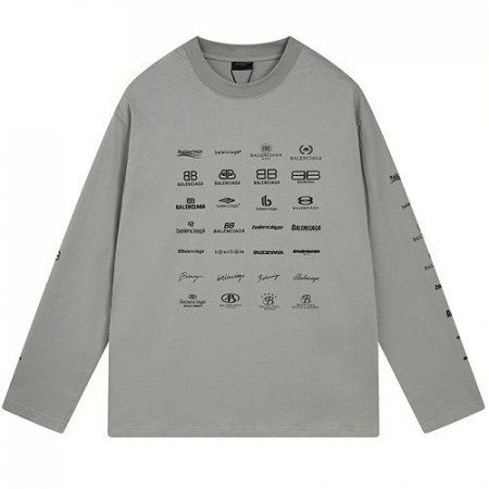 발렌시*가 BALENCIAGA 아카이브 로고 롱슬리브