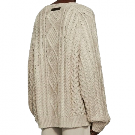 FEAR OF GOD 레글런 슬리브 케이블 니트