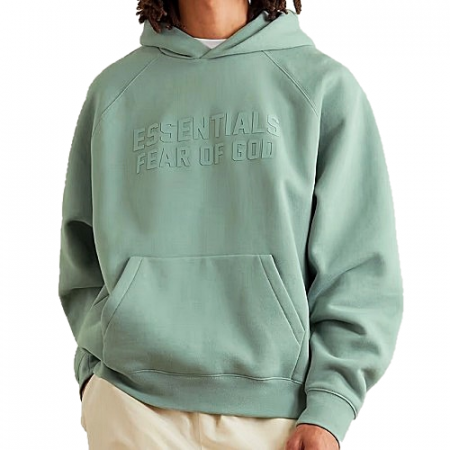 FEAR OF GOD ESSENTIALS 플록로고 후디