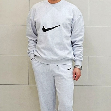 NIKE 레터링 맨투맨 조거세트 (남여공용)