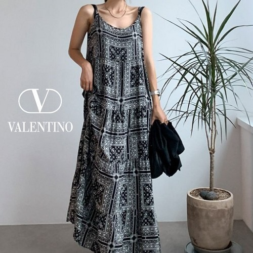 발렌*노 에스닉 끈원피스
