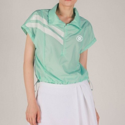 지*어 자수로* 투라인 숏 바람막이