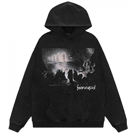FEAR OF GOD 워십 워싱 후드