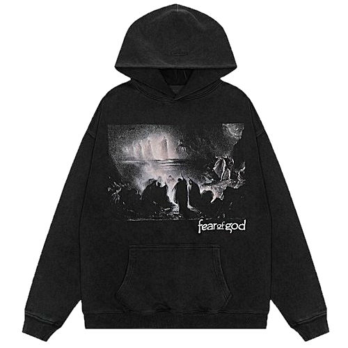 FEAR OF GOD 워십 워싱 후드