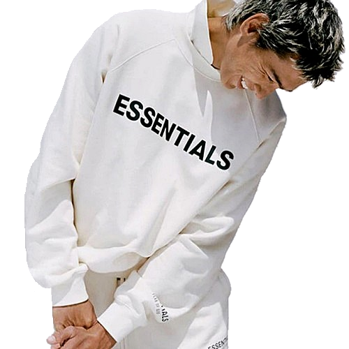 FEAR OF GOD ESSENTIALS 로고 스웻셔츠