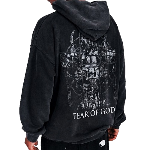 피어오*갓 FEAR OF GOD 로봇 워싱 후드