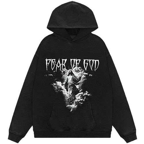 FEAR OF GOD 클라우드 워싱 후드