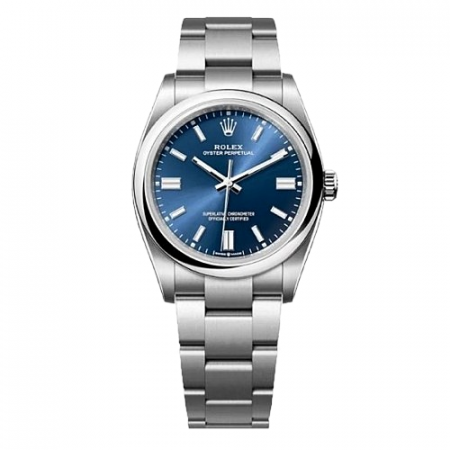 로*스 ROLEX 퍼페추어 브라이트 블루 다이얼