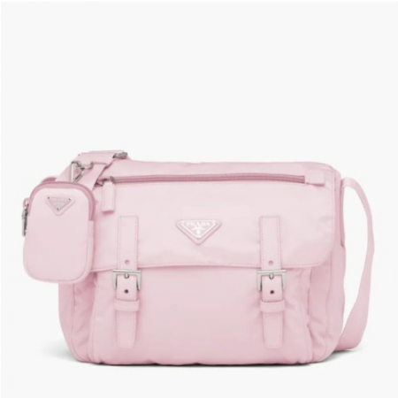 프라다 리나일론 숄더 백 - 앨레베스터 핑크