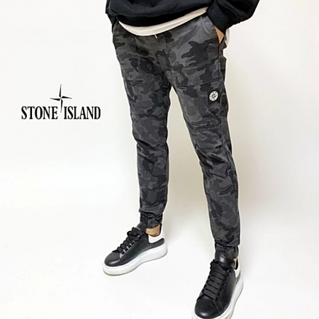 스톤아일*드 밴딩스판 밀리터리 조거팬츠
