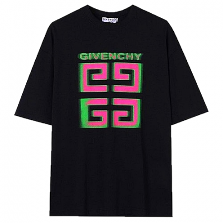 지*시 GIVENCHY 싸이키 로고 티셔츠