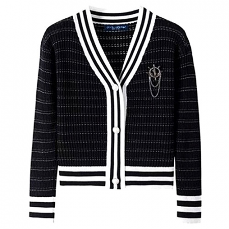 D&G 돌체앤가*나 앵커 장식 니트 가디건