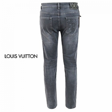 LOUIS VUITTON 멀티 엠보 그레이 슬림 일자진