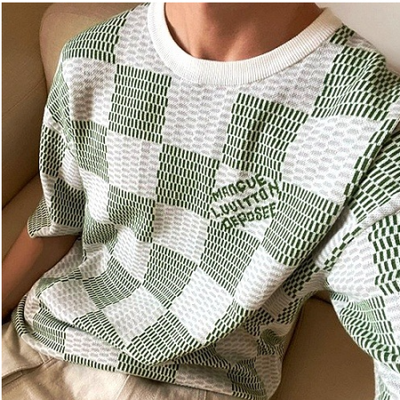 LOUIS VUITTON 다미에 체크 니티드