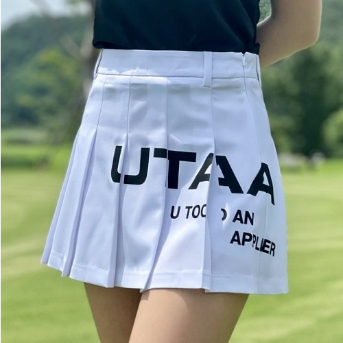 유* 브리에 빅 로고 심볼 쇼트 스커트 (WOMEN)