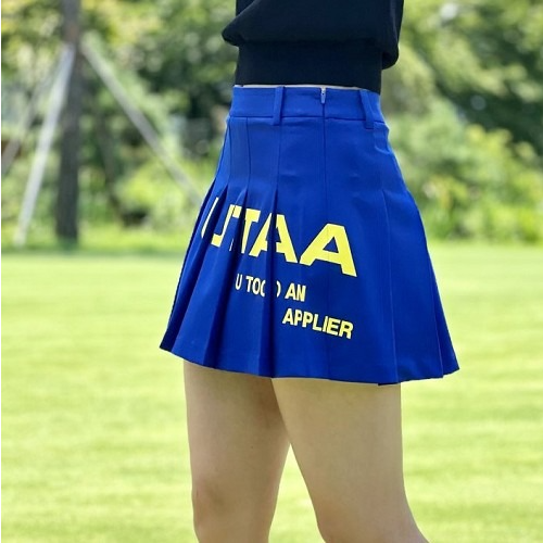 유* 브리에 빅 로고 심볼 쇼트 스커트 (WOMEN)