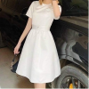 프*다 심플리 허리 원피스