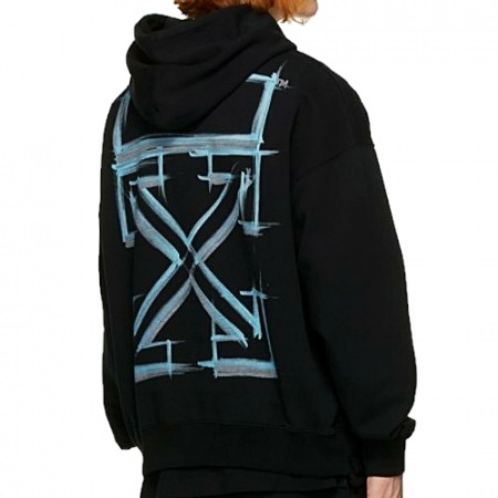 오프화*트 OFF-WHITE 페인트 애로우 후드