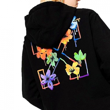 OFF-WHITE 플라워 애로우 후드