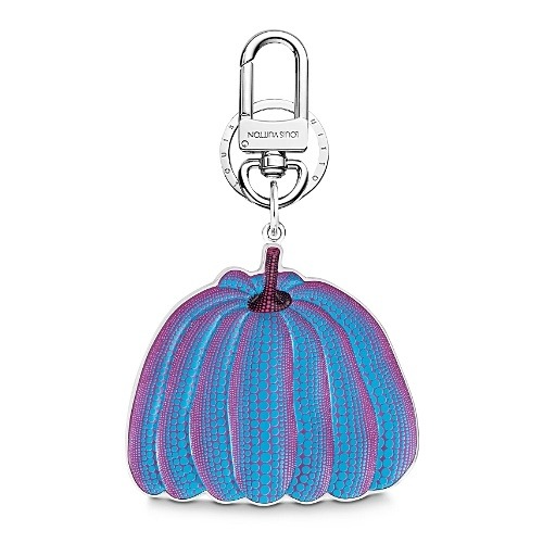 LOUIS VUITTON LV x YK 펌킨 키홀더 & 백참 - 퍼플