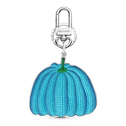 LOUIS VUITTON LV x YK 펌킨 키홀더 & 백참 - 블루