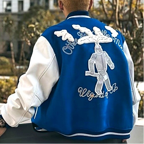 LOUIS VUITTON 엠브로이더드 블루종