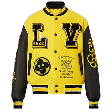 LOUIS VUITTON 엠브로이더드 바시티 자켓