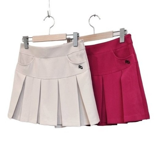 M골프 하프 플리츠 스커트