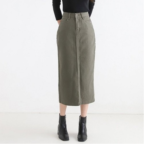 톰브*운 하이웨이스트 롱 스커트