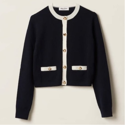 미우*우 니트 가디건