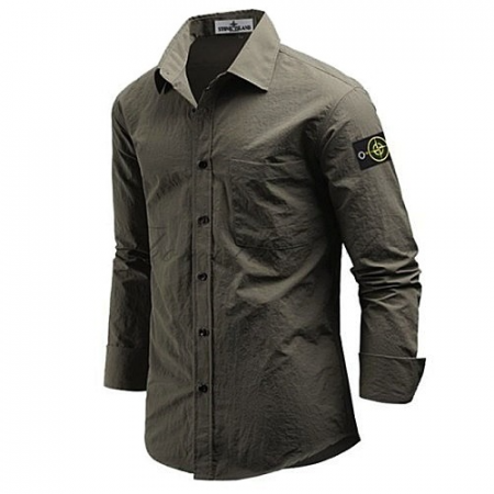 스톤아일*드 x hs 아일랜드 스락 셔츠