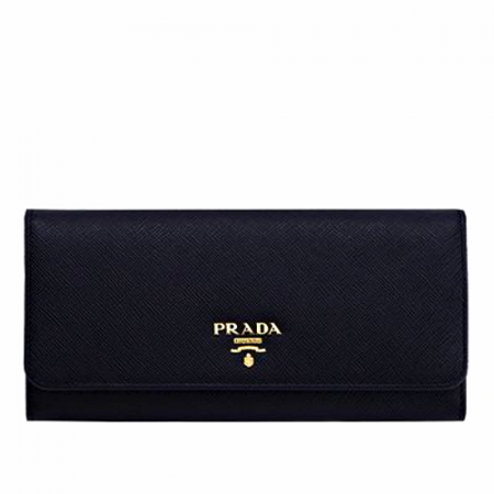 PRADA 사피아노 플랩 장지갑