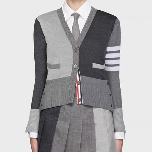 톰브*운 TM 배색 가디건