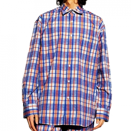 VETEMENTS 바베스 체크드 플레이드 셔츠