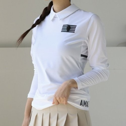 어메이징*리 우먼 에어서킷 카라 넥 셔츠