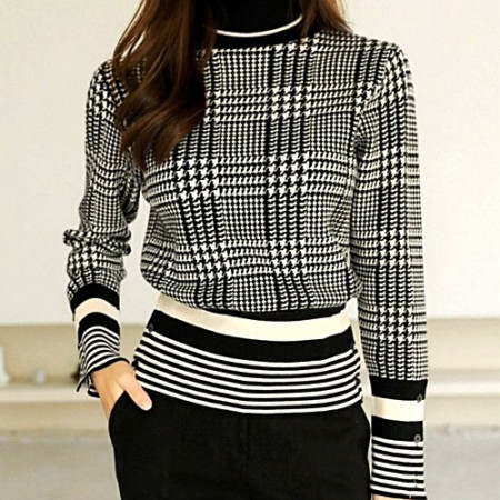 톰브*운 블랙하운즈 폴라 니트