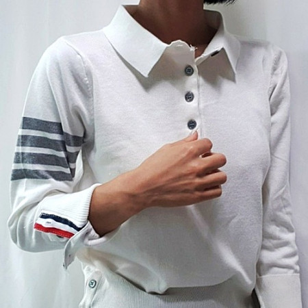 톰브*운 카라 니트