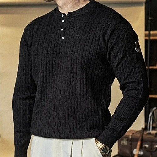 캐나다*스 단추 라운드티